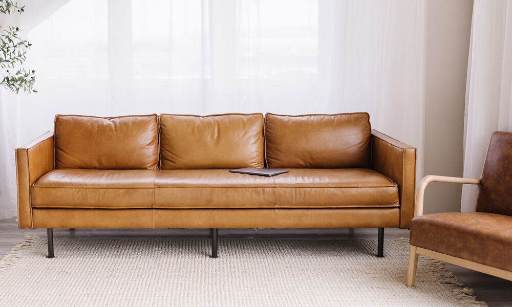 Canapé en cuir